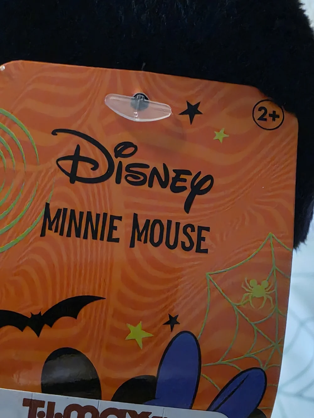 Disney Minnie Mouse Pumpkin Plushy- Orange, Black & Green